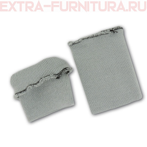 Манжет трикотажный 100% акрил цв. светло-серый, дл.10,5см (уп.125пар*4уп)