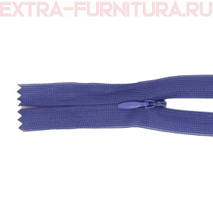 Молния потайная  № 3, 20 см, цв. 192 фиолетовый п/э пл.9,3 гр/м