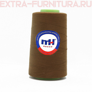 Нитки МН 40/2 п/э  5000 ярдов №490 коричневый *