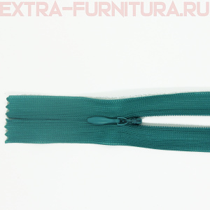 Молния потайная  № 3, 20 см, цв. 257 морская волна п/э пл.9,3 гр/м
