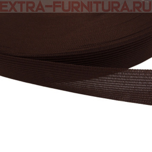 Лента окантовочная 23 мм цв.коричневый темный 33, уп.100м (пл.3,6+/-0,2 гр/м)