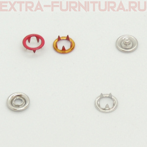 Кнопка рубашечная 9,5мм кольцо, цв.145 малина глянцевый (уп.1440шт) Buttoni