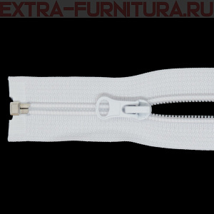 Молния Спираль разъемная дл. 60см, Т5, цв. белый LOGO