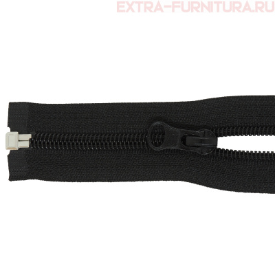 Молния Спираль разъемная Т5, дл. 100см, цв. черный LOGO