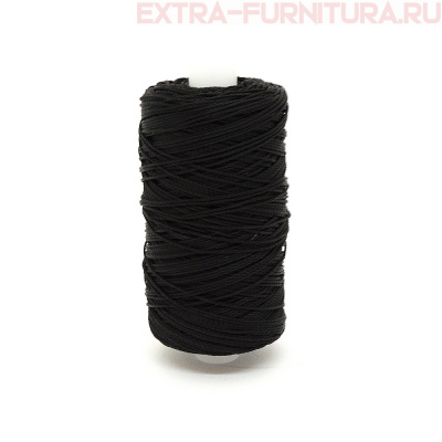 Нитки 3К, капрон, 200м, цв.черный 