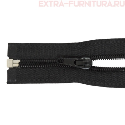 Молния Спираль разъёмная Т5, дл.55см цв. черный, класс А