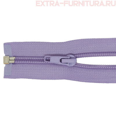 Молния Спираль разъемная Т5, дл. 60см, цв.166 сирень