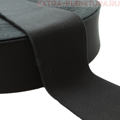 Резинка башмачная черная 60 мм (уп.25м*8уп.)