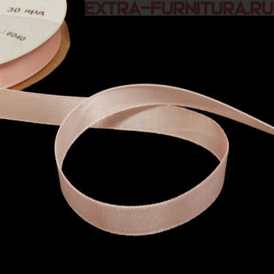Лента атласная 12 мм цв. 040 розовый рул. 27,42м