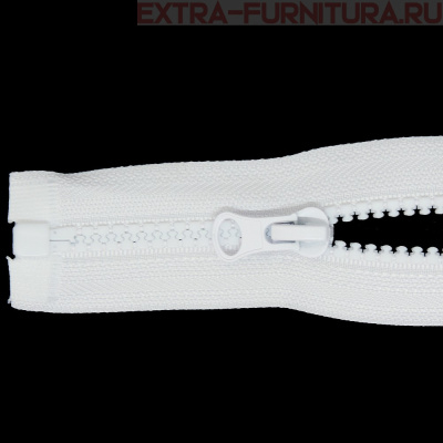 Молния Трактор Т5 1 замок 65см, цв. 101 белый, LOGO