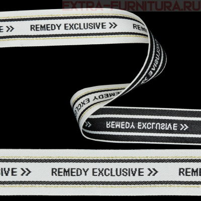 Тесьма REMEDY EXCLUSIVE шир.25 мм, цв.белый (уп.43м)