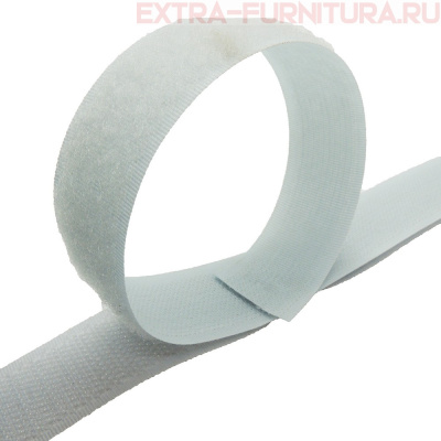 Лента контакт 25мм цв.серый 2031 (25м)