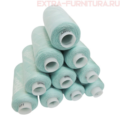 Нитки IDEAL бытовые 40/2 366м, цв.411 мятный (уп.10шт)