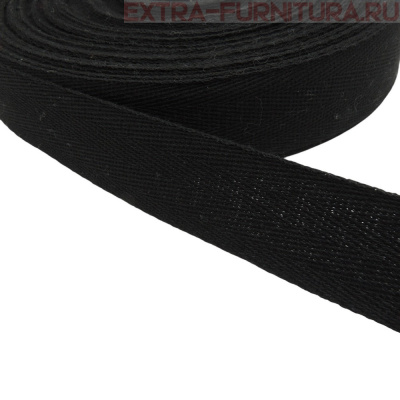 Лента ушковая (штрипочная) 30мм, цв.черный, уп.50м, 10уп./40уп.