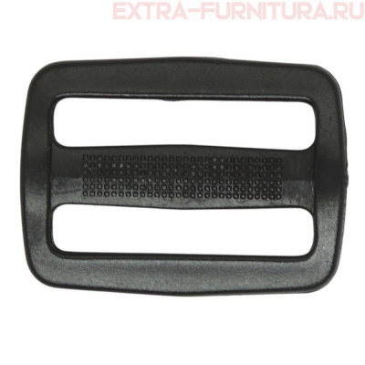 Пряжка  2-х щелевая 30 мм, цв. черный, арт.А3 (уп. 1000 шт)